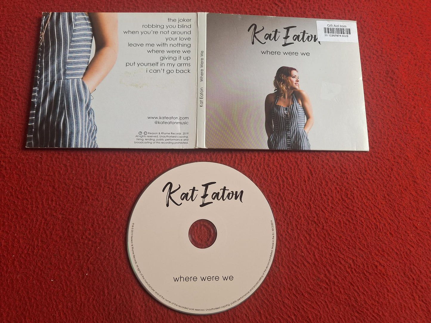 KAT EATON WHERE WERE WE CD