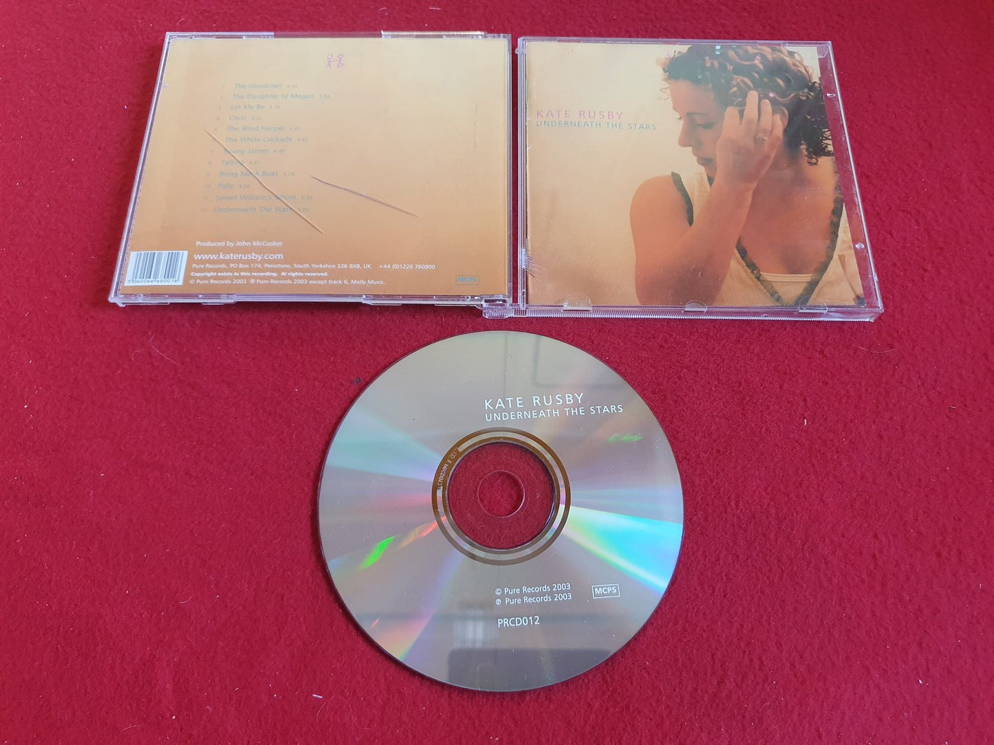 KATE RUSBY UNDERNEATH THE STARS till CD