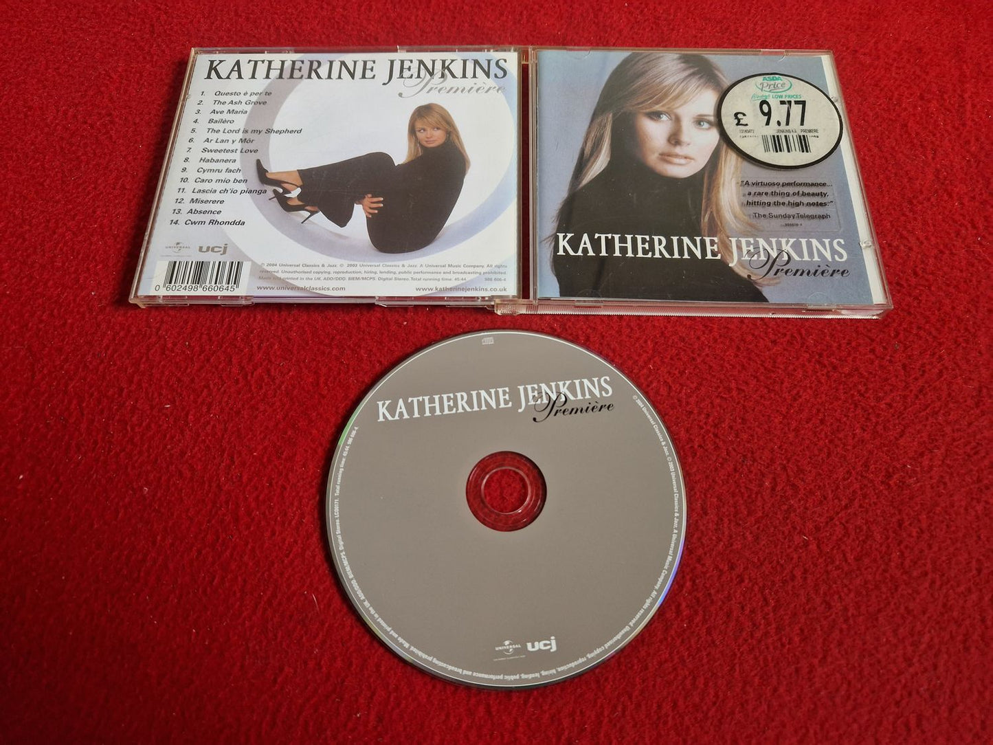 KATHERINE JENKINS PREMIERE CD