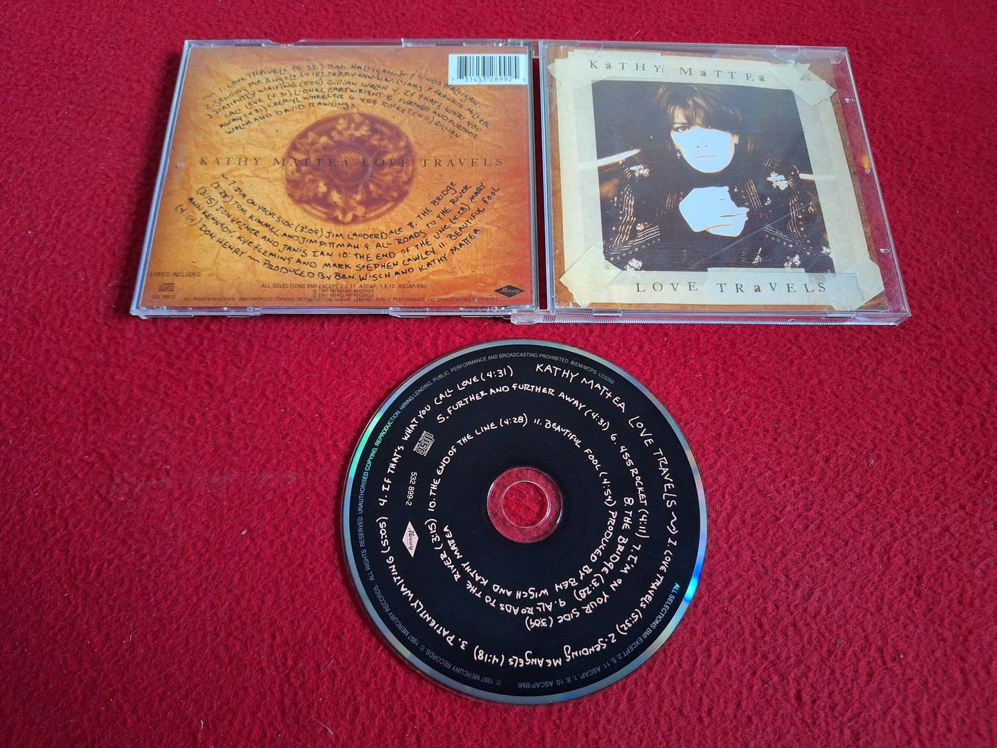 KATHY MATTEA LOVE TRAVELS CD