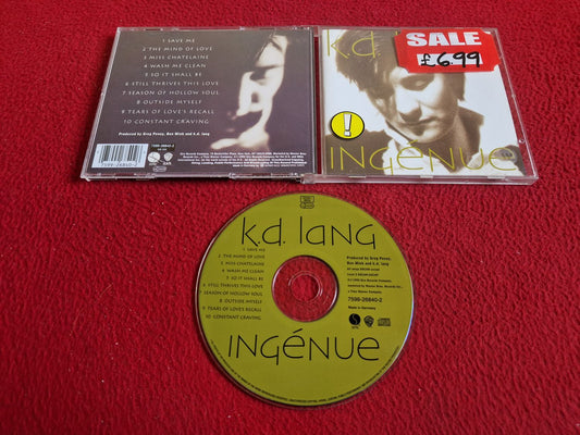 K.D. LANG INGENUE CD