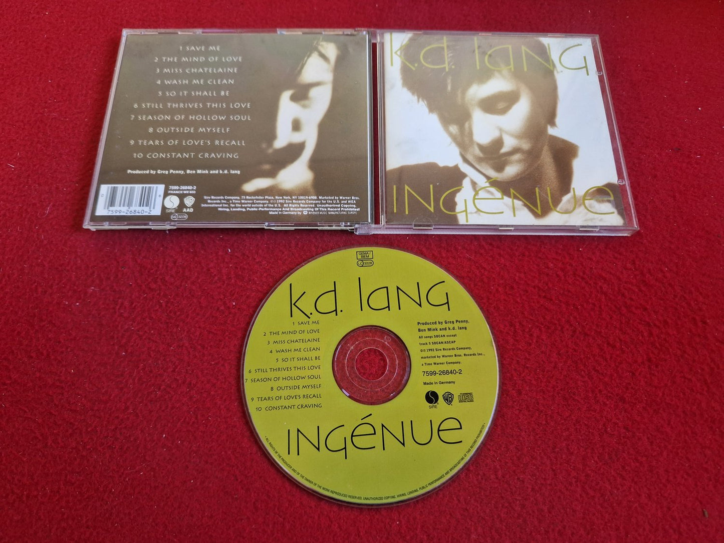K.D. LANG INGENUE till CD