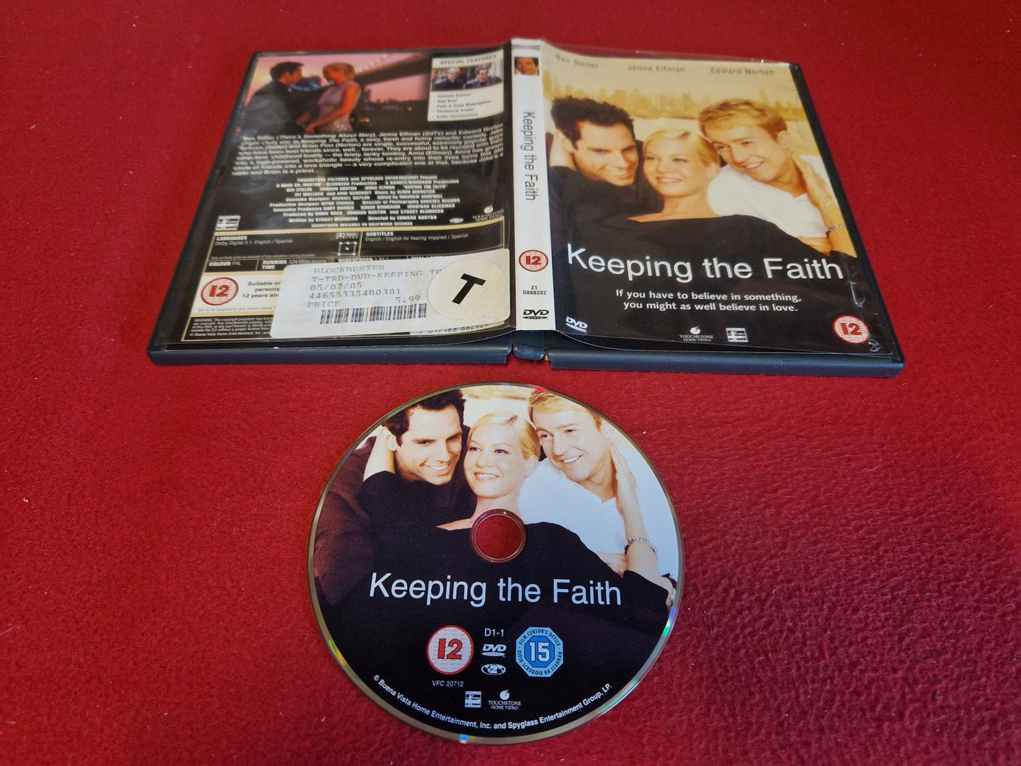 KEEPING THE FAITH till DVD