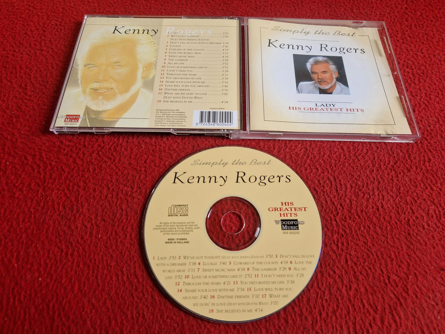 KENNY ROGERS SIMPLY THE BEST CD