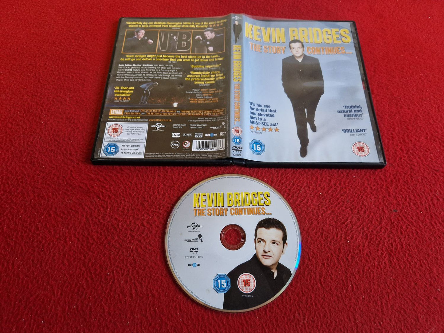 KEVIN BRIDGES: THE STORY CONTINUES… DVD