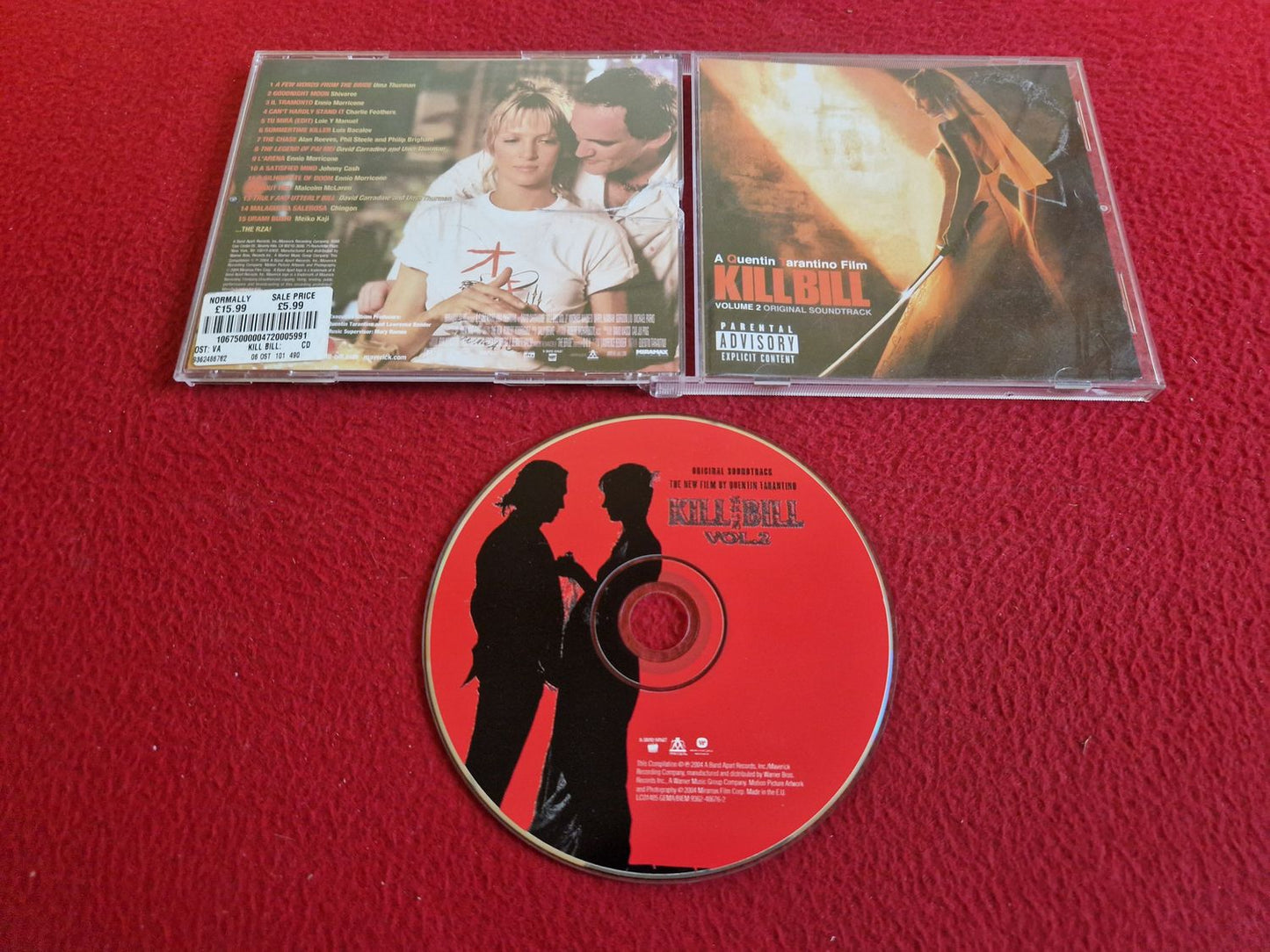 KILL BILL VOLUME 2 ORIGINAL SOUNDTRACK CD