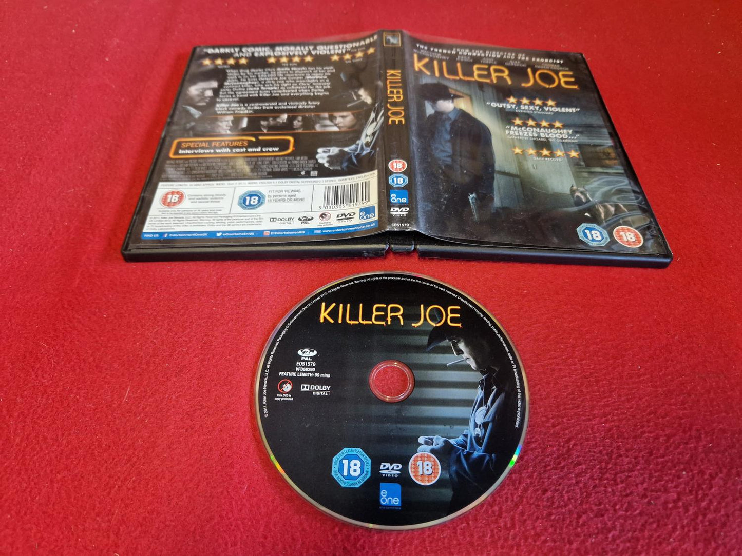 KILLER JOE till DVD