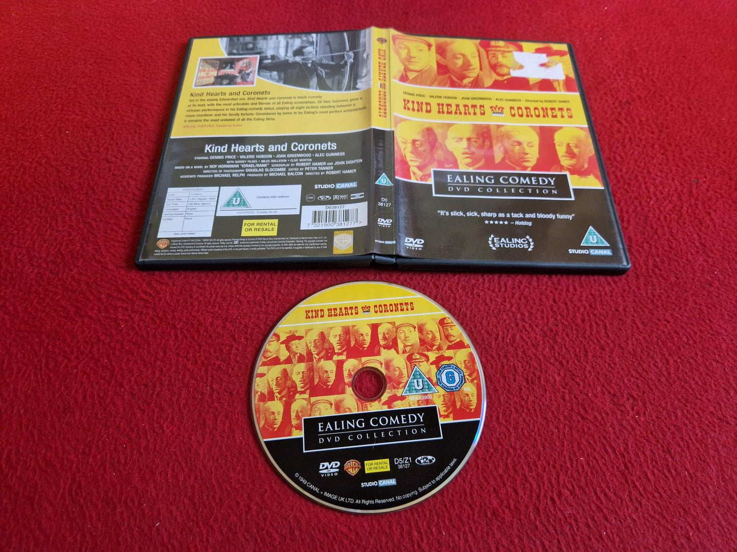 KIND HEARTS AND CORONETS DVD