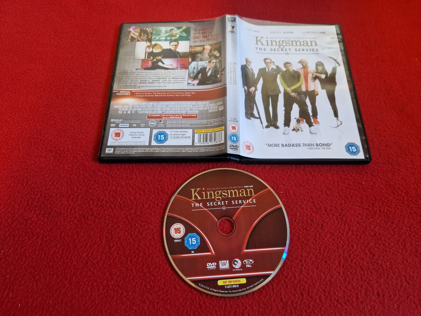 KINGSMAN THE SECRET SERVICE DVD