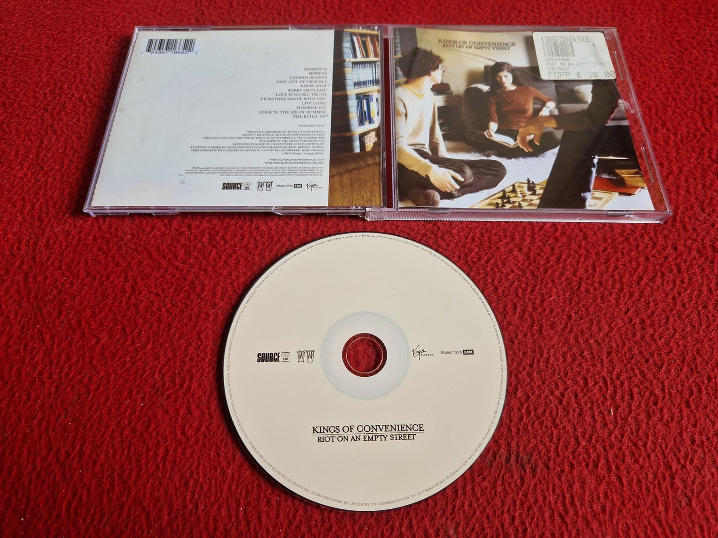 KINGS OF CONVENIENCE RIOT ON AN EMPTY STREET CD