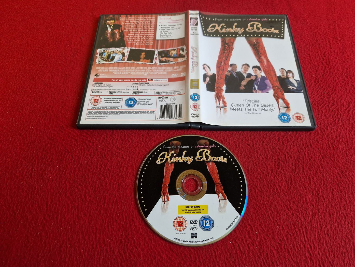 KINKY BOOTS DVD