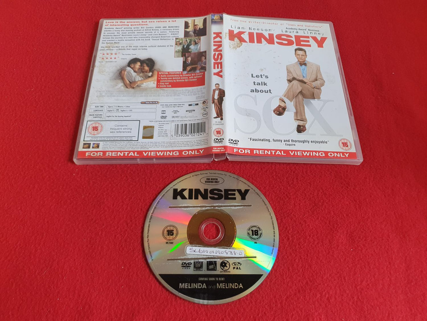 KINSEY till DVD
