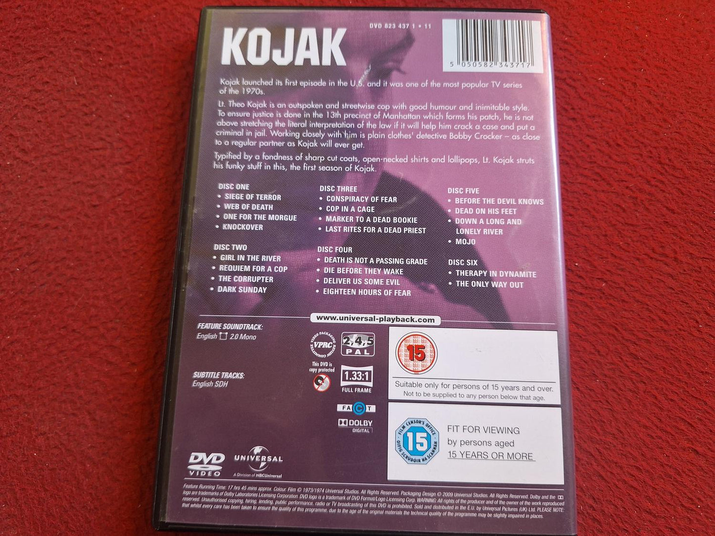 KOJAK SEASON 1 BOX DVD