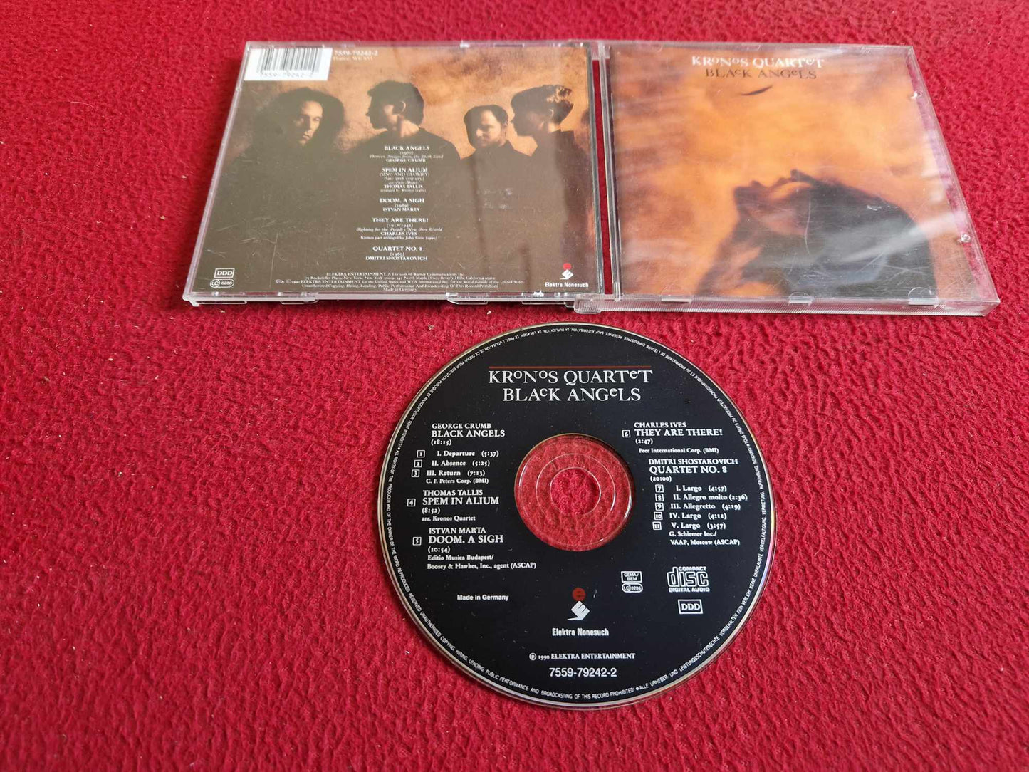 KRONOS QUARTET BLACK ANGELS CD