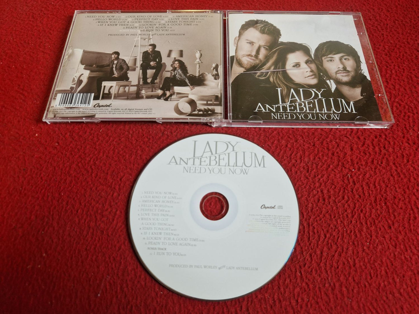 LADY ANTEBELLUM NEED YOU NOW CD