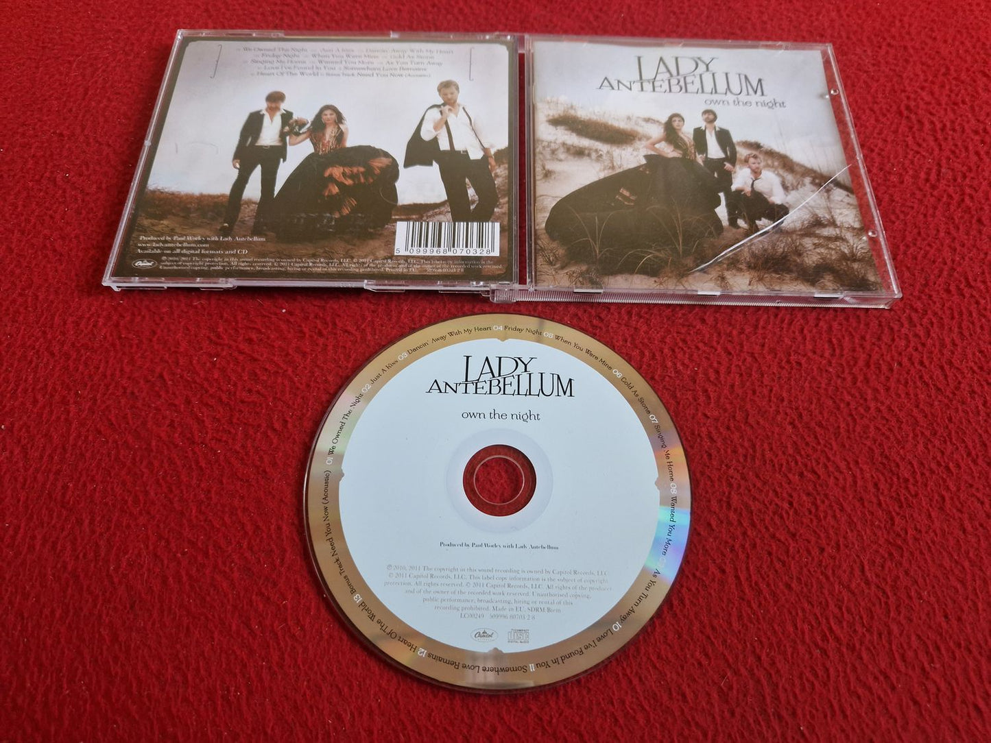 LADY ANTEBELLUM OWN THE NIGHT CD