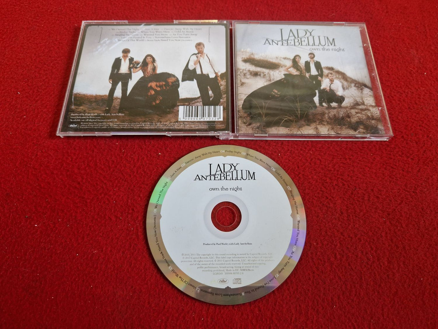 LADY ANTEBELLUM OWN THE NIGHT CD