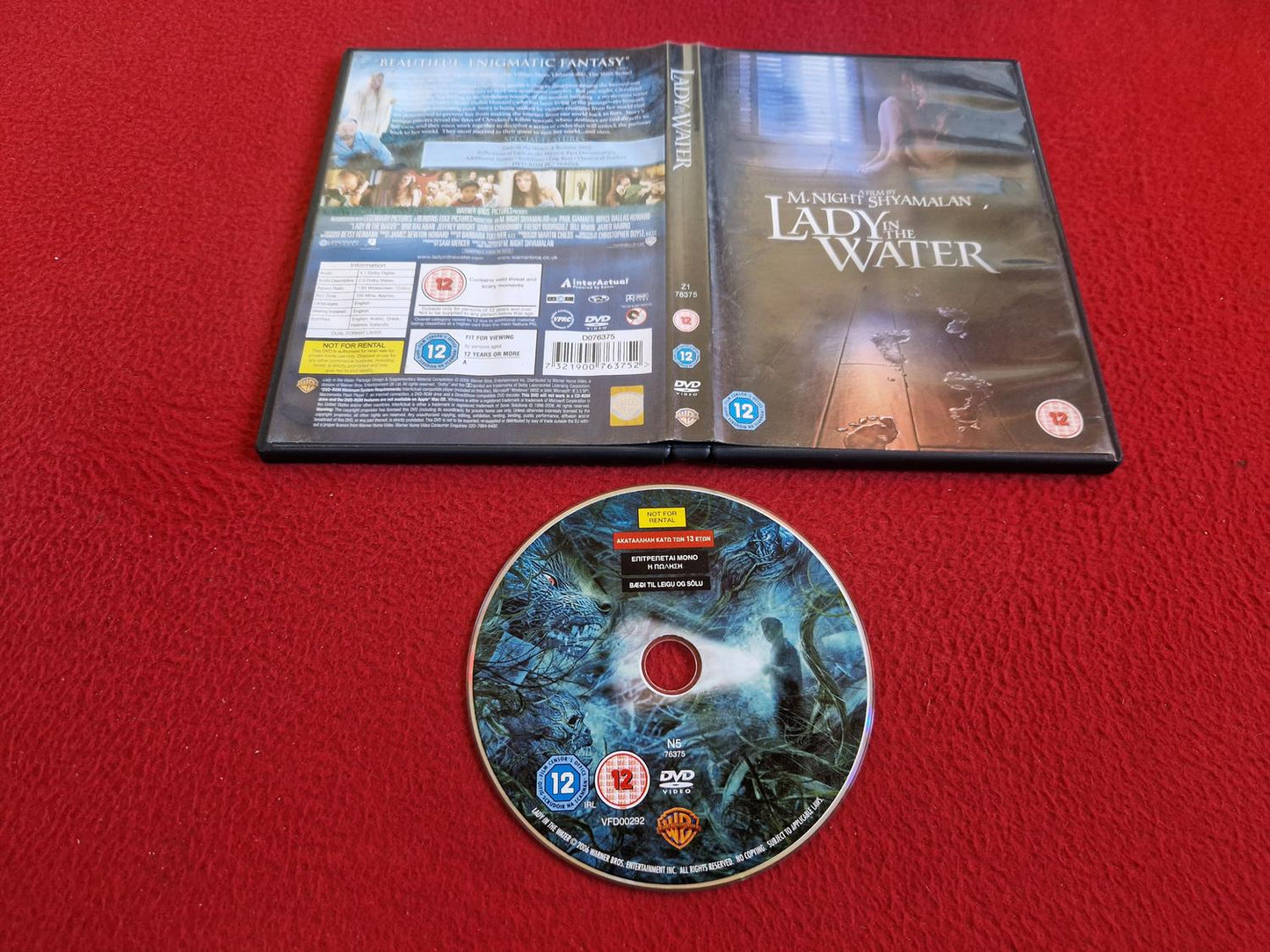 LADY IN THE WATER DVD