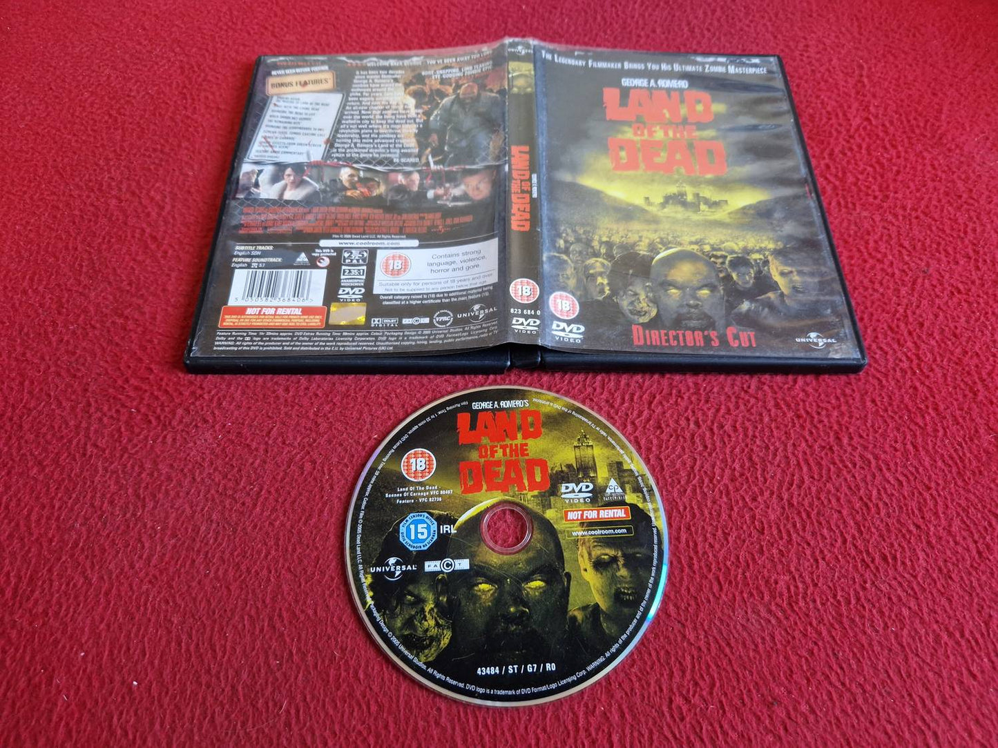 LAND OF THE DEAD DVD