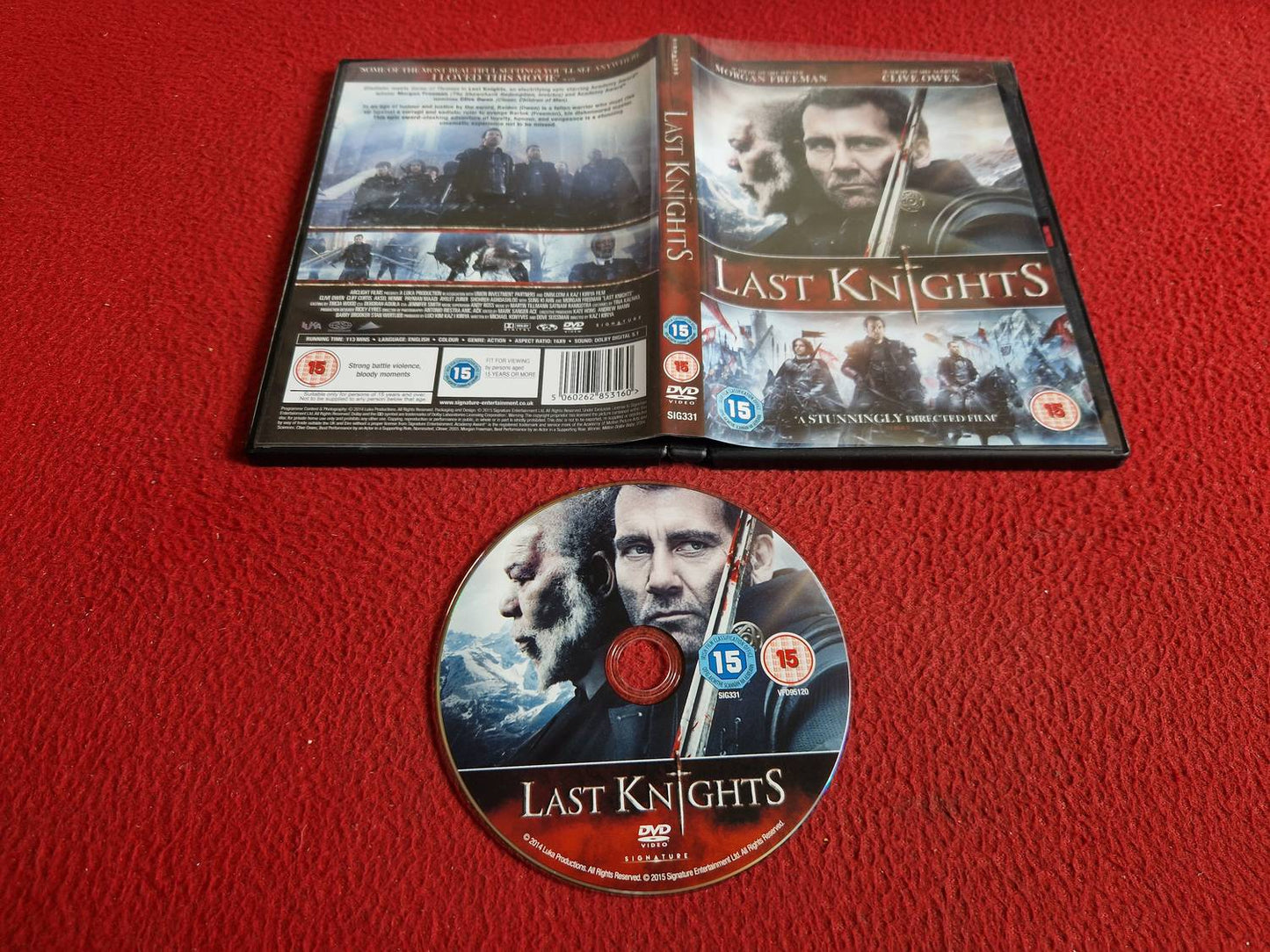 LAST KNIGHTS DVD
