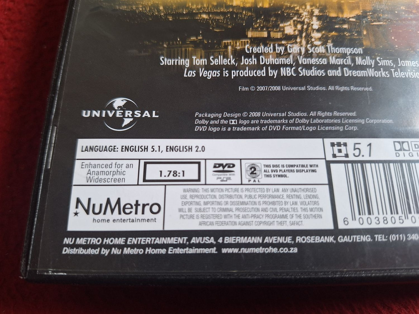 LAS VEGAS SEASON 5 BOX DVD