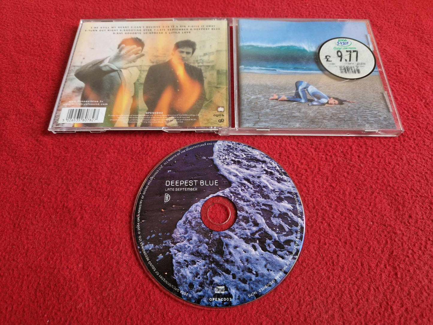 LATE SEPTEMBER DEEPEST BLUE CD