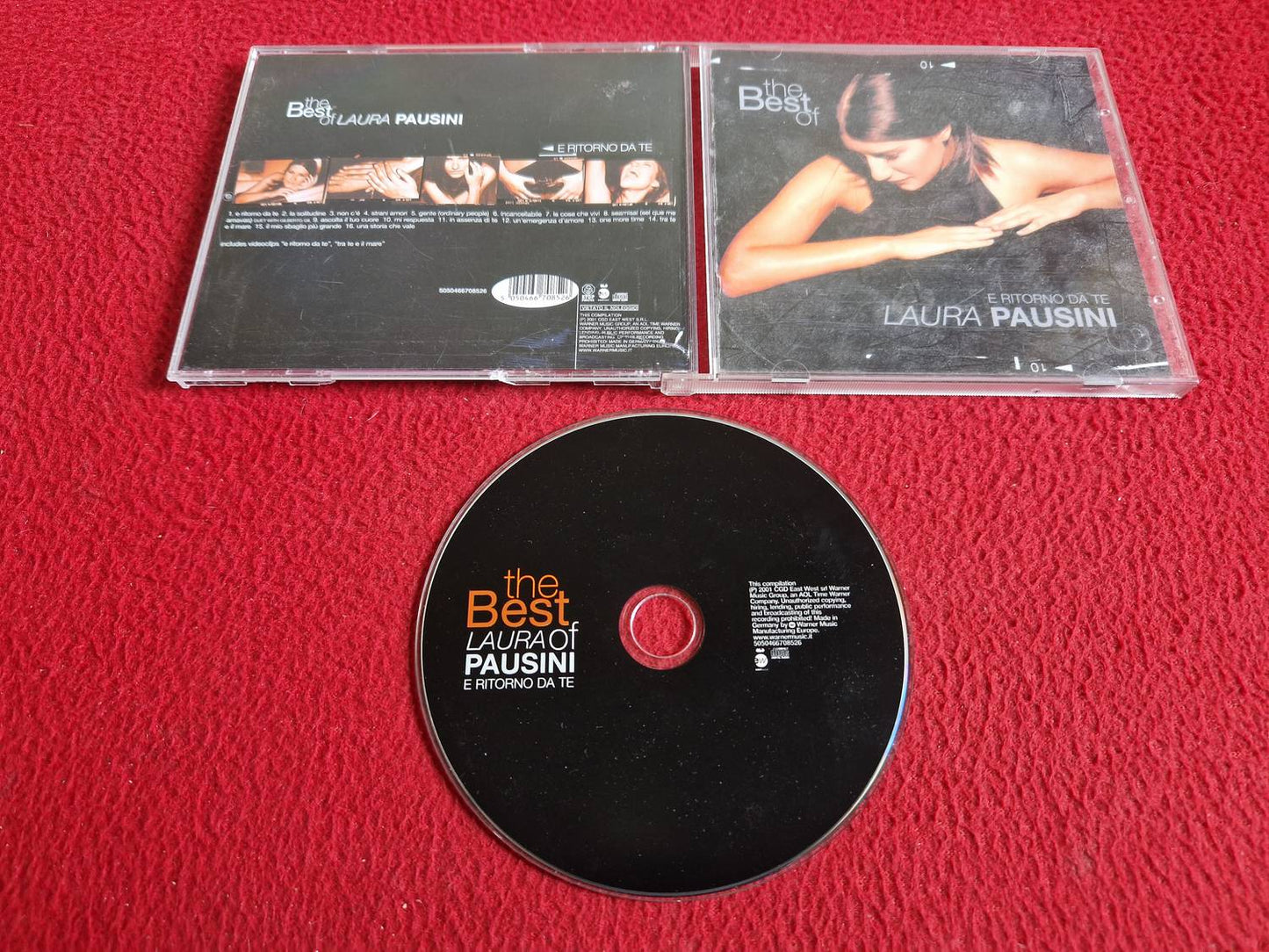 LAURA PAUSINI E RITORNO DA TE THE BEST OF CD