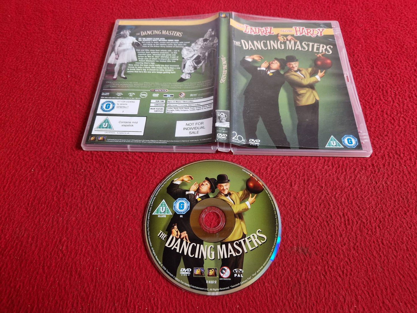 LAUREL & HARDY THE DANCING MASTERS DVD