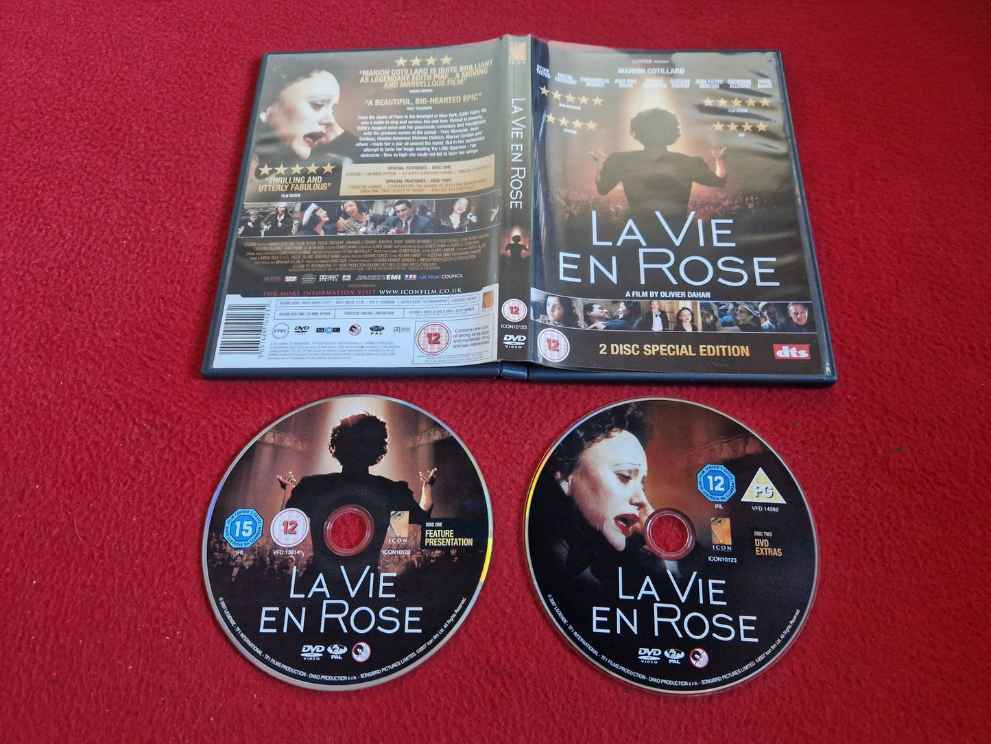 LA VIE EN ROSE DVD