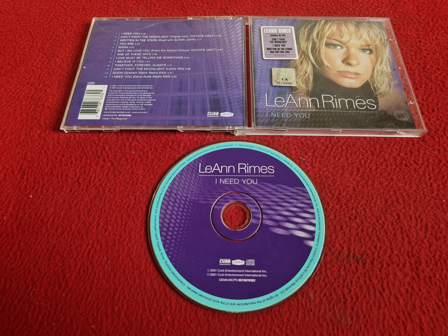 LEANN RIMES I NEED YOU CD