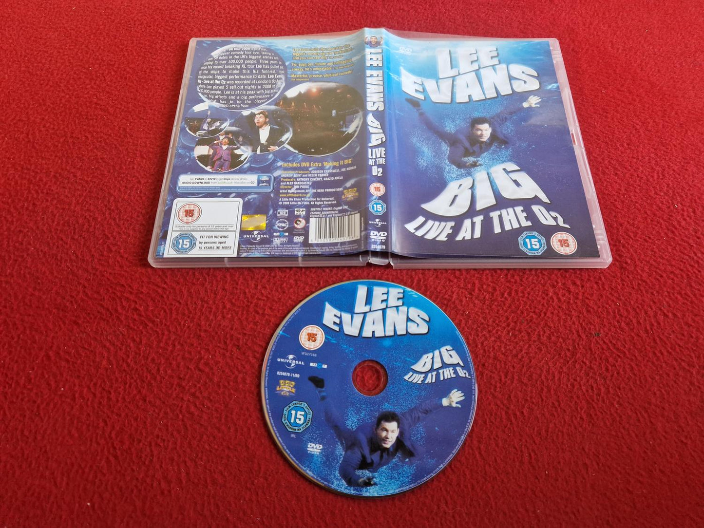 LEE EVANS: BIG - LIVE AT THE O2 DVD