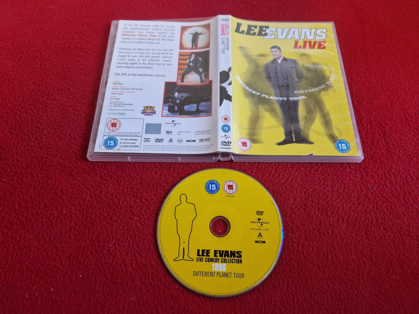 LEE EVANS LIVE: DIFFERENT PLANET TOUR DVD