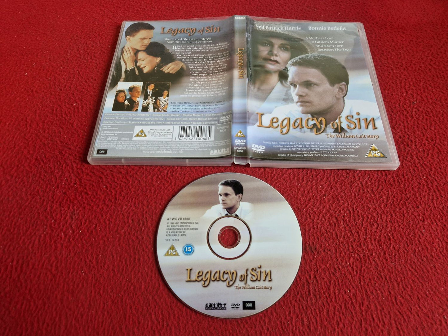 LEGACY OF SIN DVD