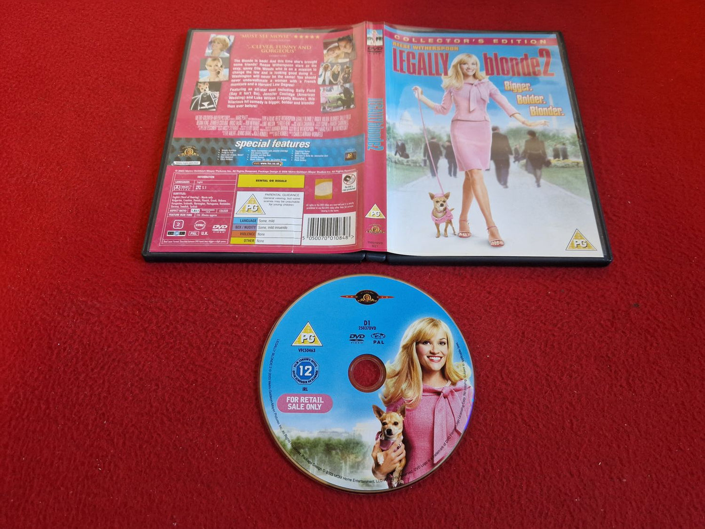 LEGALLY BLONDE 2 DVD