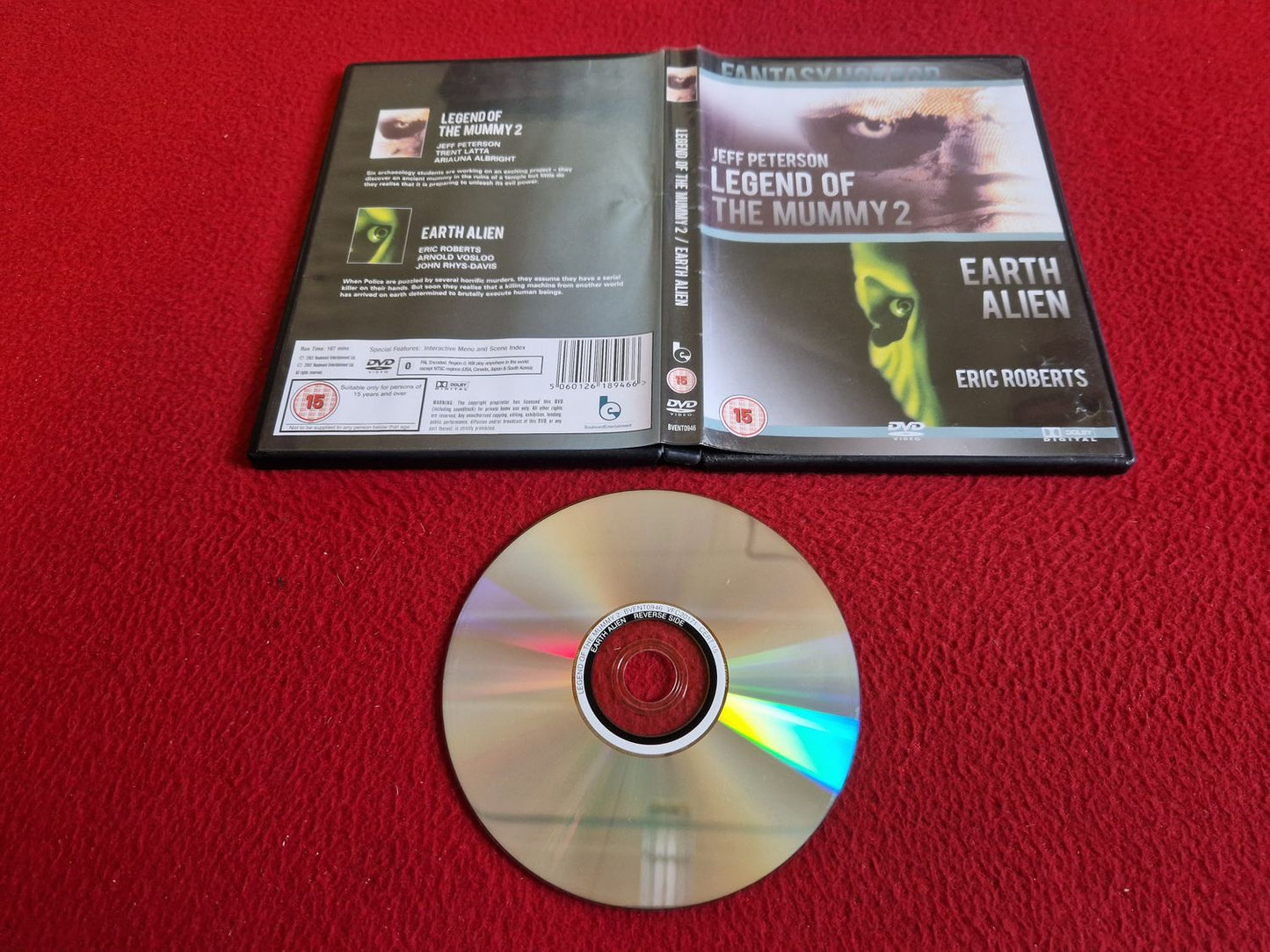 LEGEND OF THE MUMMY 2 / EARTH ALIEN DVD