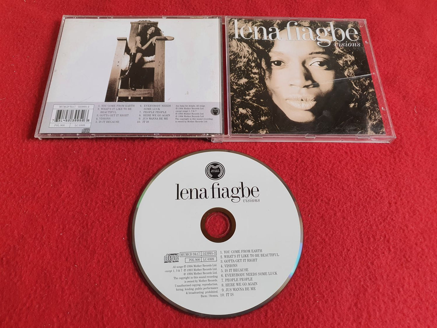 LENA FIAGBE VISIONS till CD