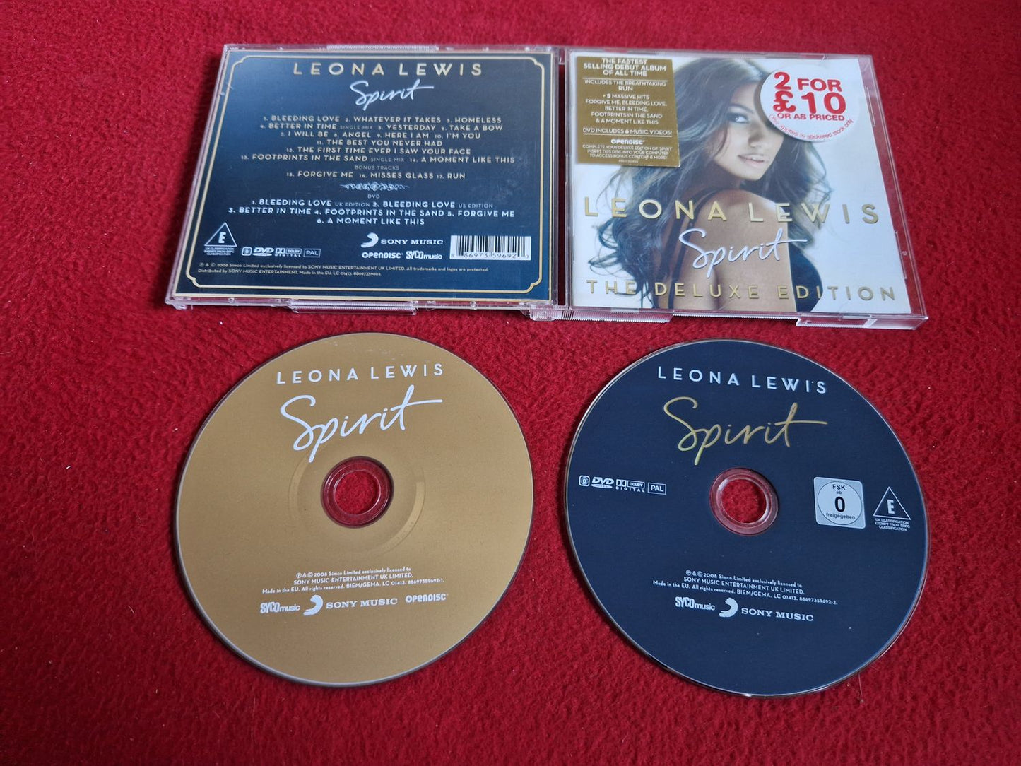 LEONA LEWIS SPIRIT THE DELUXE EDITION CD
