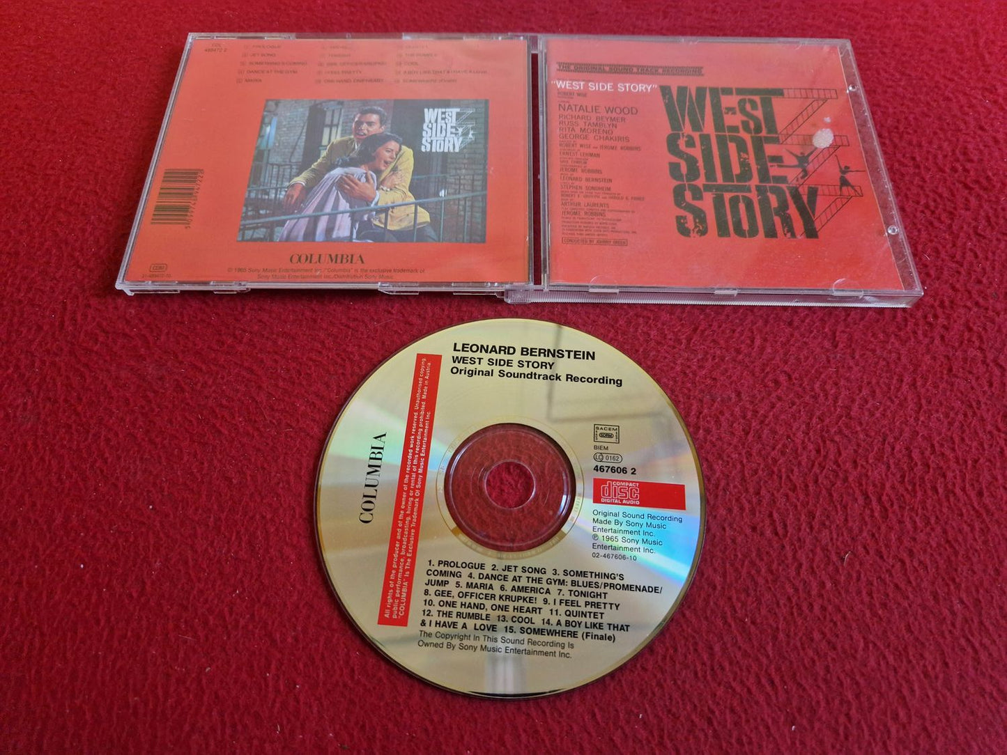 LEONARD BERNSTEIN WEST SIDE STORY ORIGINAL SOUNDTRACK RECORDING CD