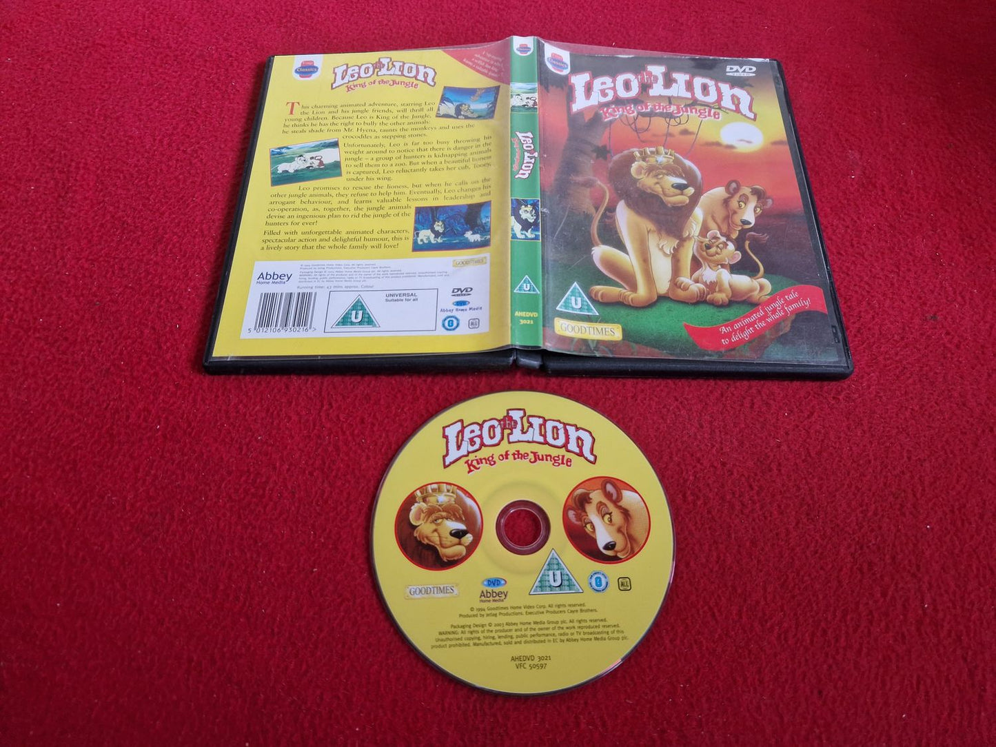 LEO THE LION KING OF THE JUNGLE till DVD
