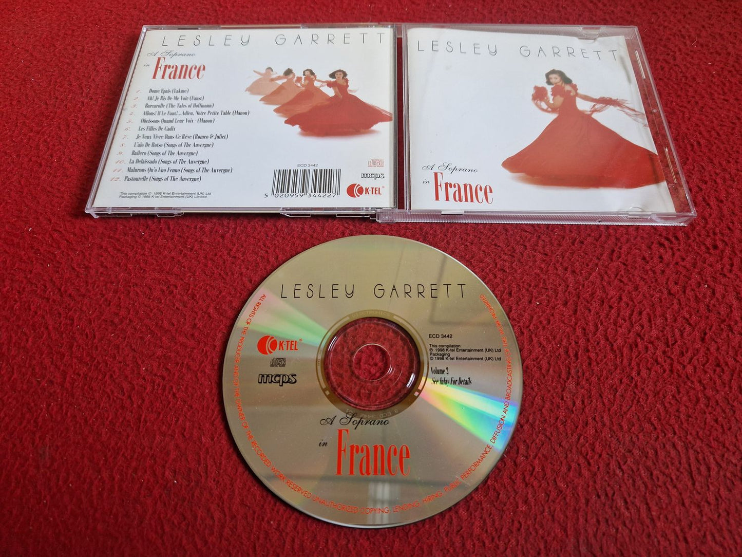 LESLEY GARRETT A SOPRANO IN FRANCE CD