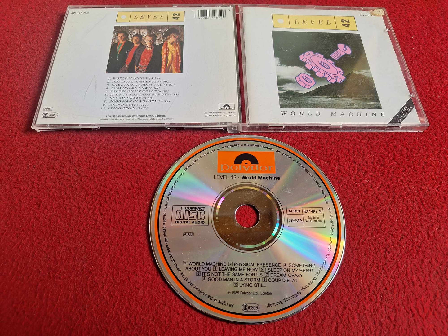 LEVEL 42 WORLD MACHINE CD