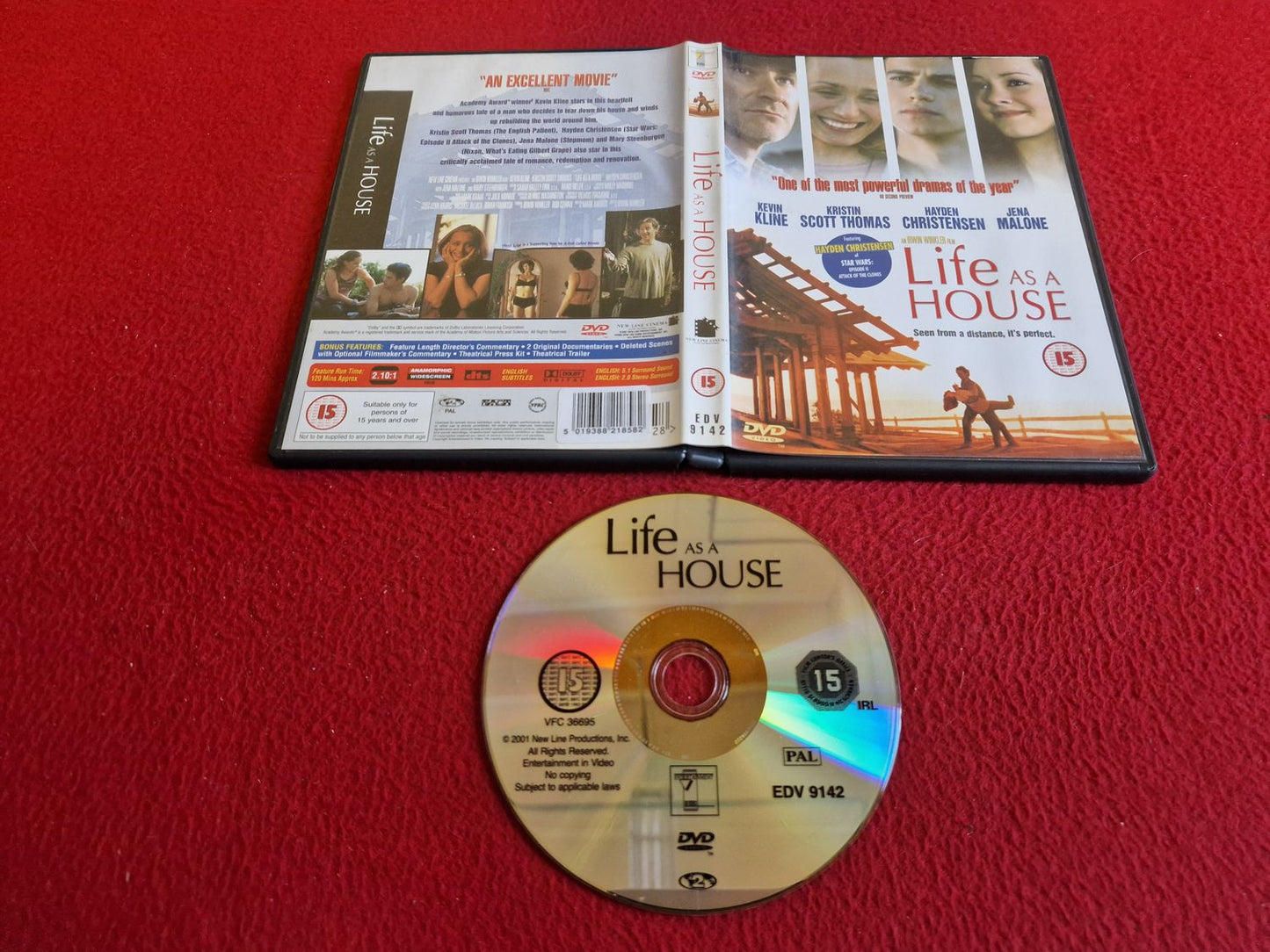 LIFE AS A HOUSE DVD