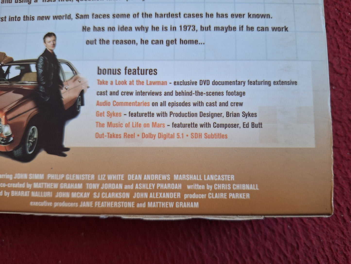 LIFE ON MARS SERIES 1 BOX DVD