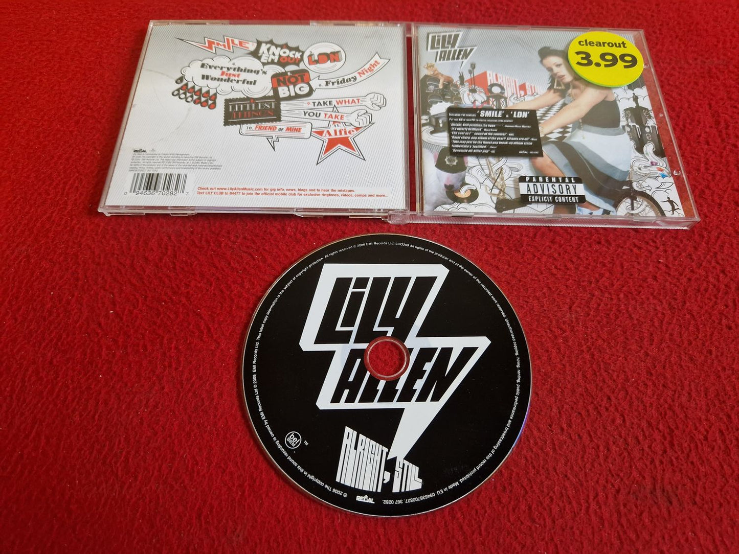 LILY ALLEN ALRIGHT, STILL CD