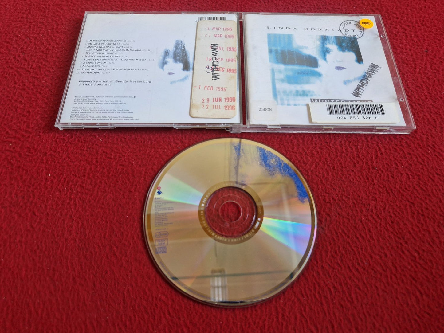 LINDA RONSTADT WINTER LIGHT CD