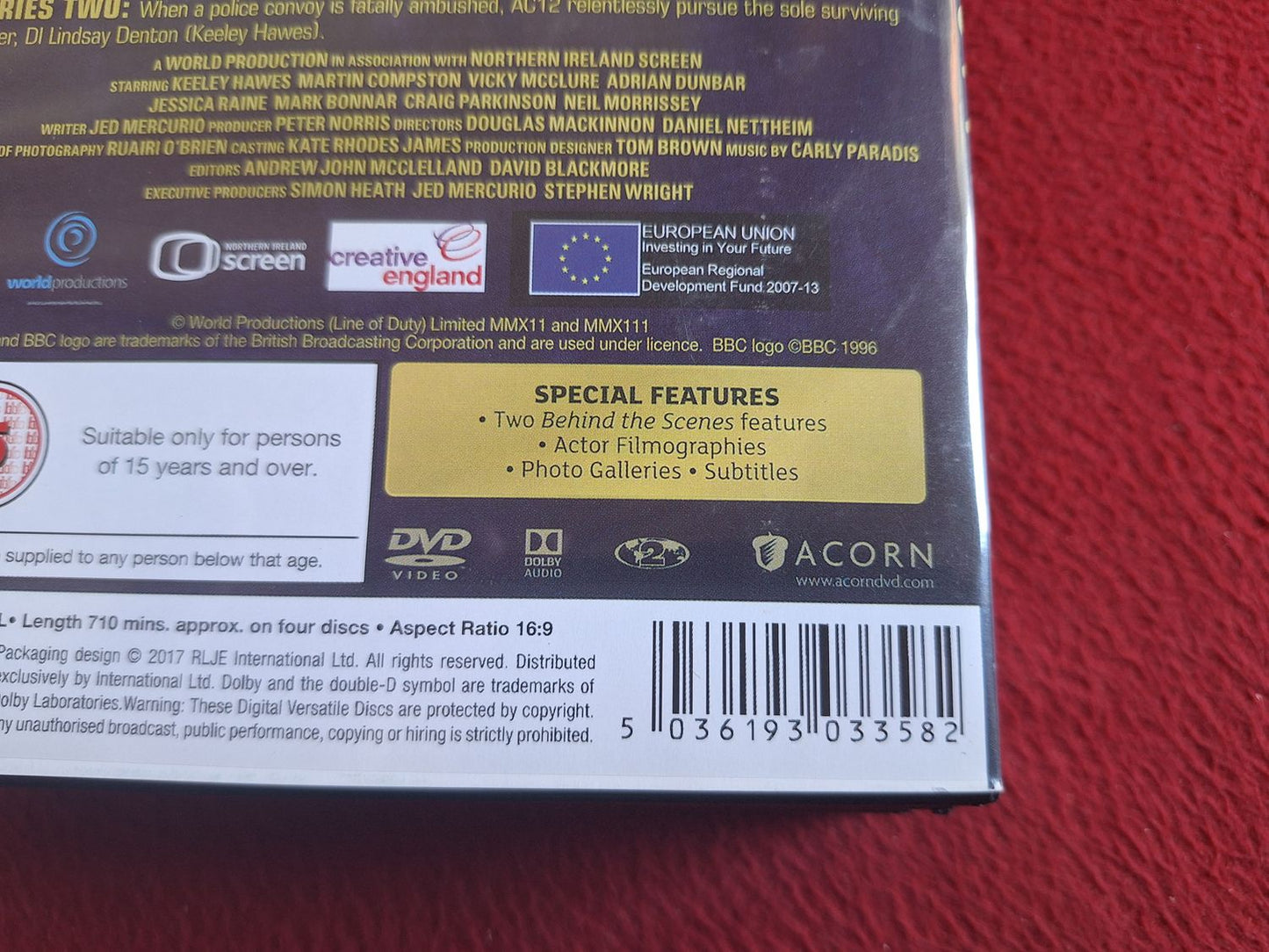 LINE OF DUTY SERIES 1 - 4 BOX DVD