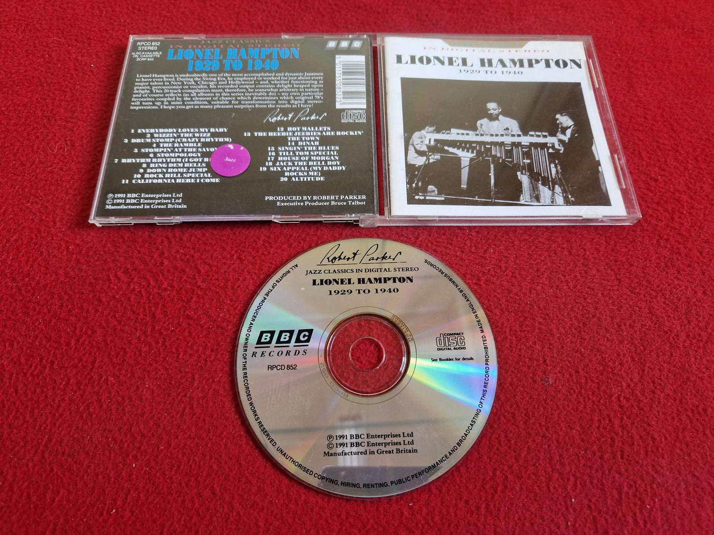 LIONEL HAMPTON 1929 - 1940 till CD
