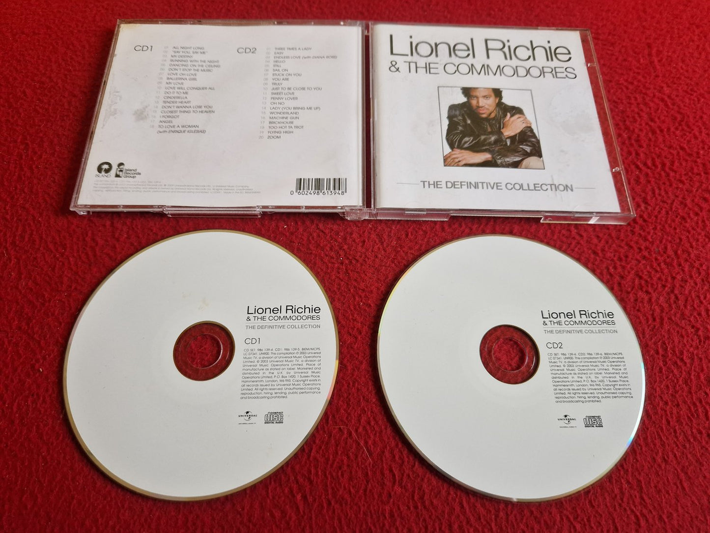 LIONEL RICHIE & THE COMMODORES THE DEFINITIVE COLLECTION CD