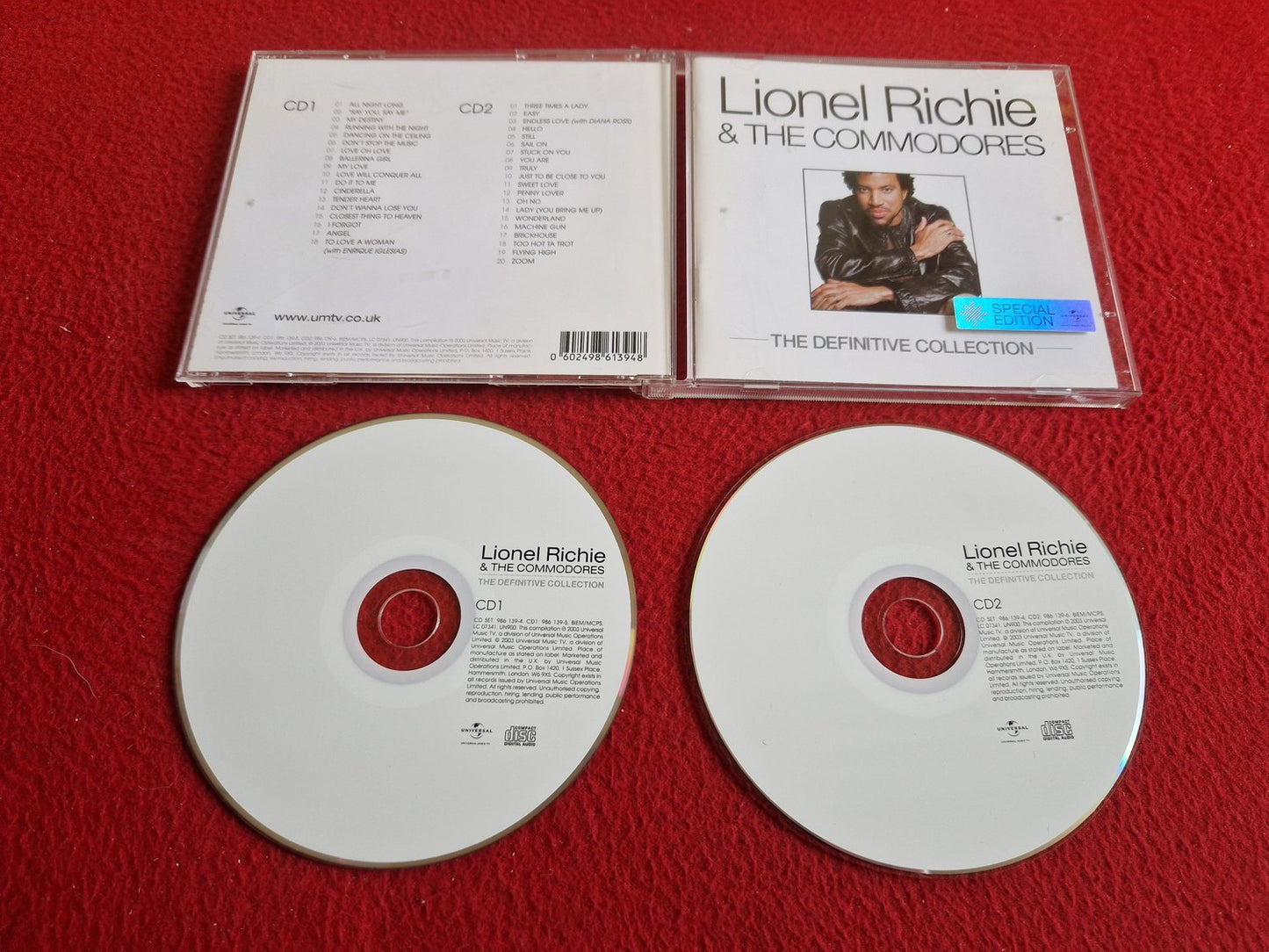 LIONEL RICHIE & THE COMMODORES THE DEFINITIVE COLLECTION SPECIAL EDITION CD