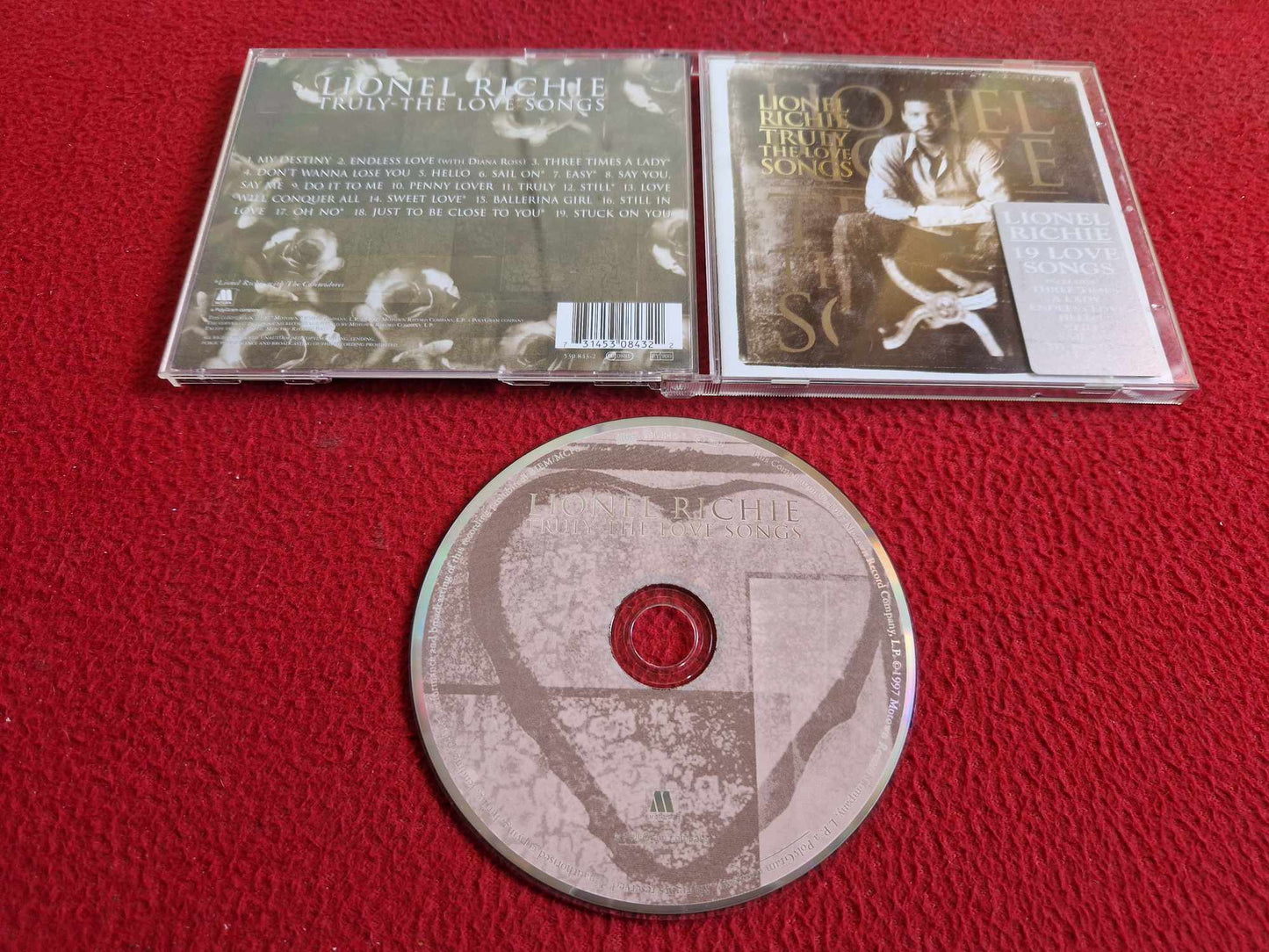 LIONEL RICHIE TRULY THE LOVE SONGS CD